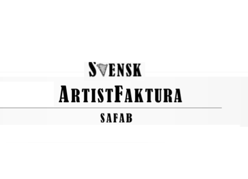 Fakturera till endast 3,77% i avgift - Logo Svensk Artistfaktura