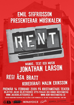 Musikalen RENT har premiär